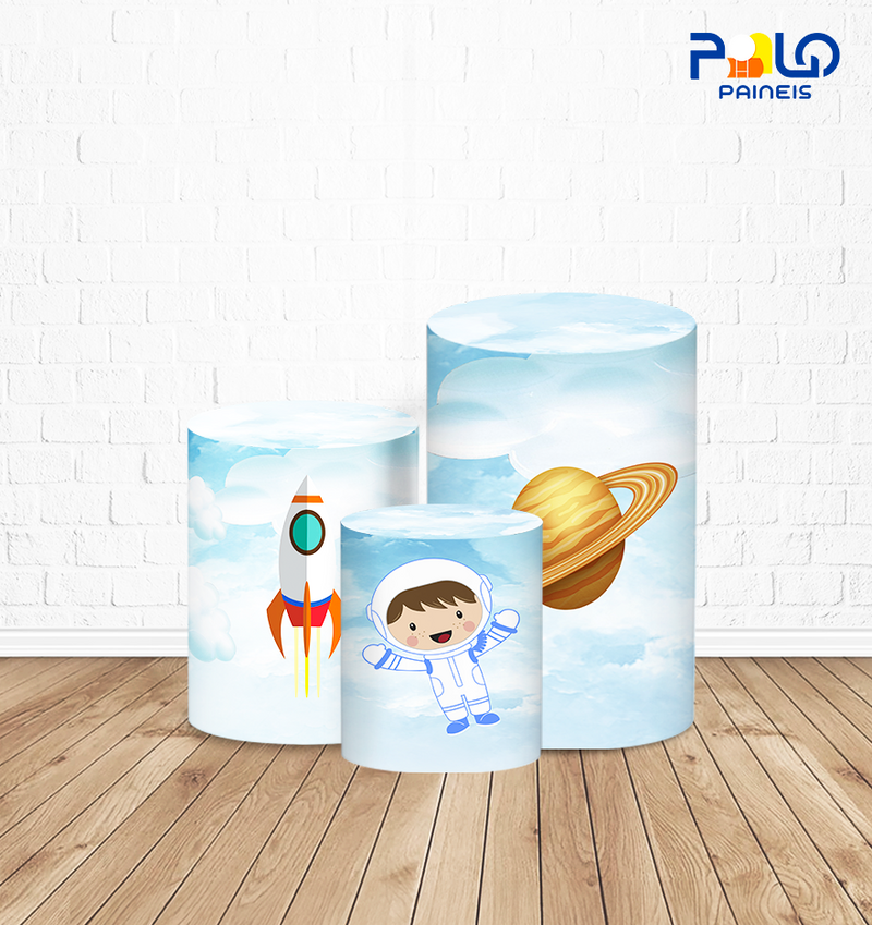 Trio Capas de Cilindros Astronauta - Veste Fácil, C/Elástico