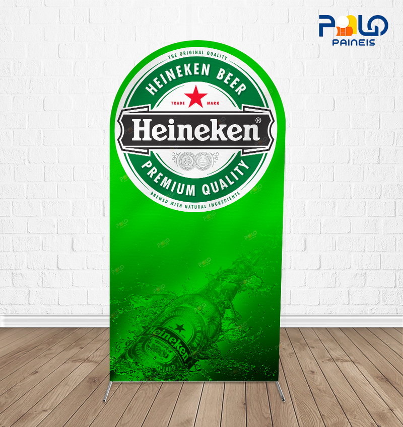 Painel Romano Bebidas Heineken - Tecido Sublimado